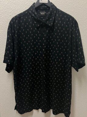 Neiman Marcus Hawaiian Shirt Palm Trees XXL